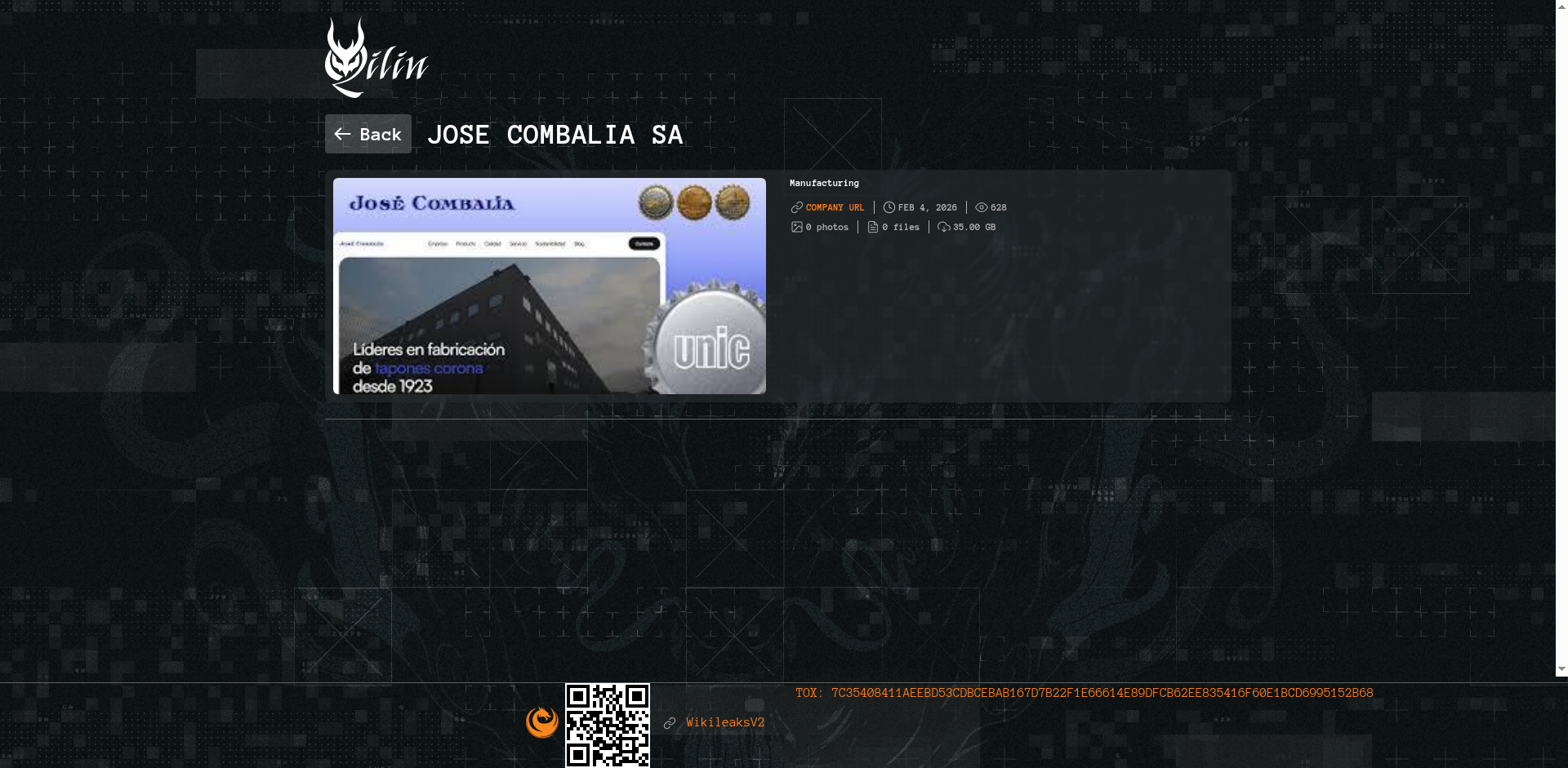 Screenshot del ataque