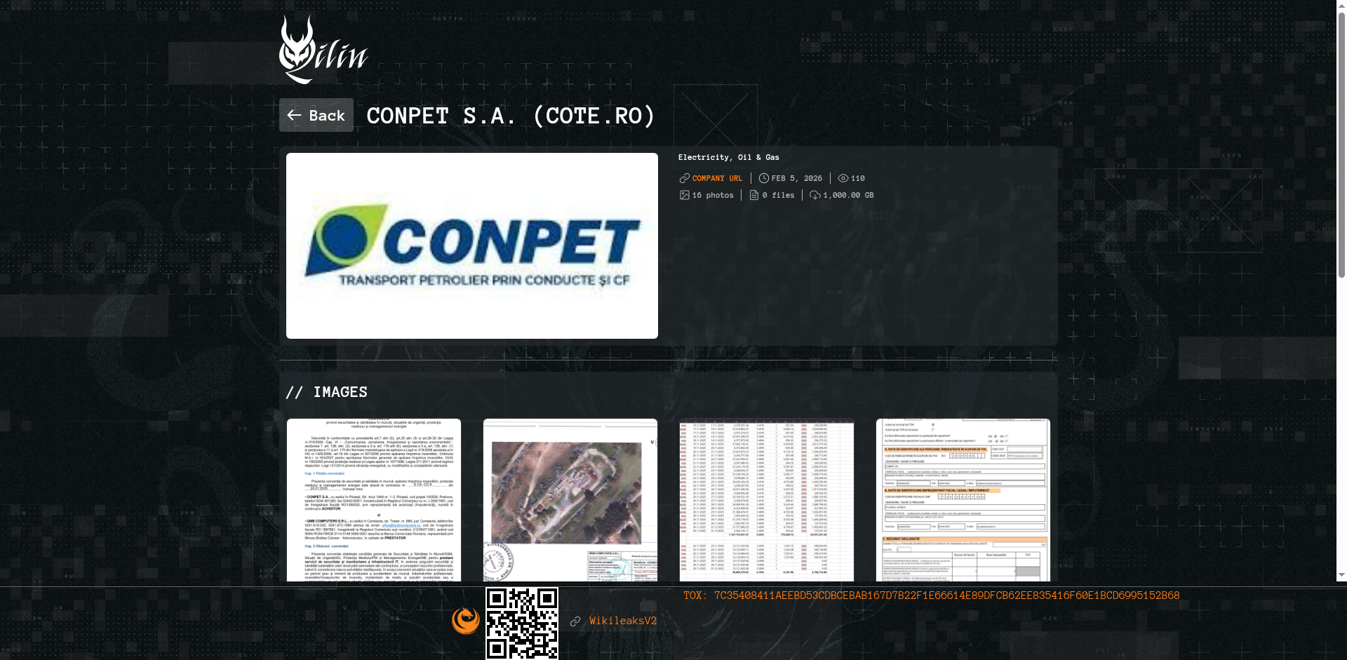 Screenshot del ataque