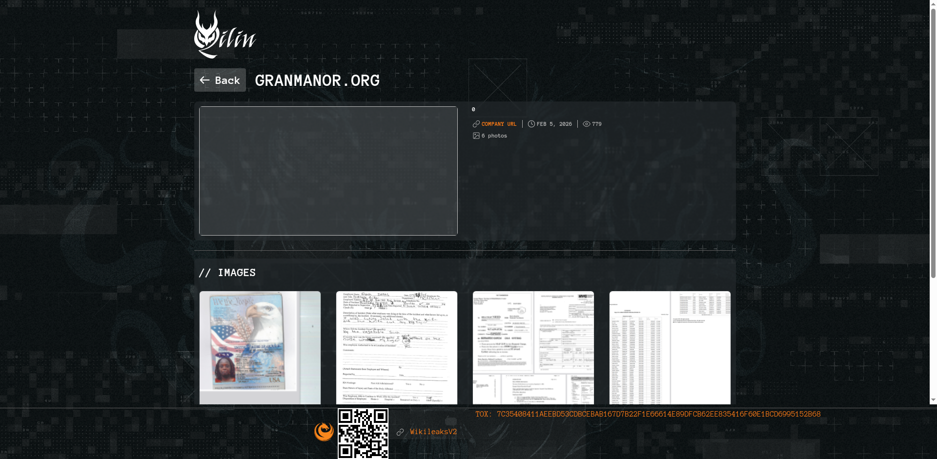 Screenshot del ataque