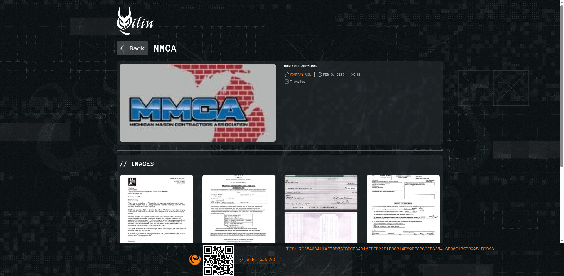 Screenshot del ataque