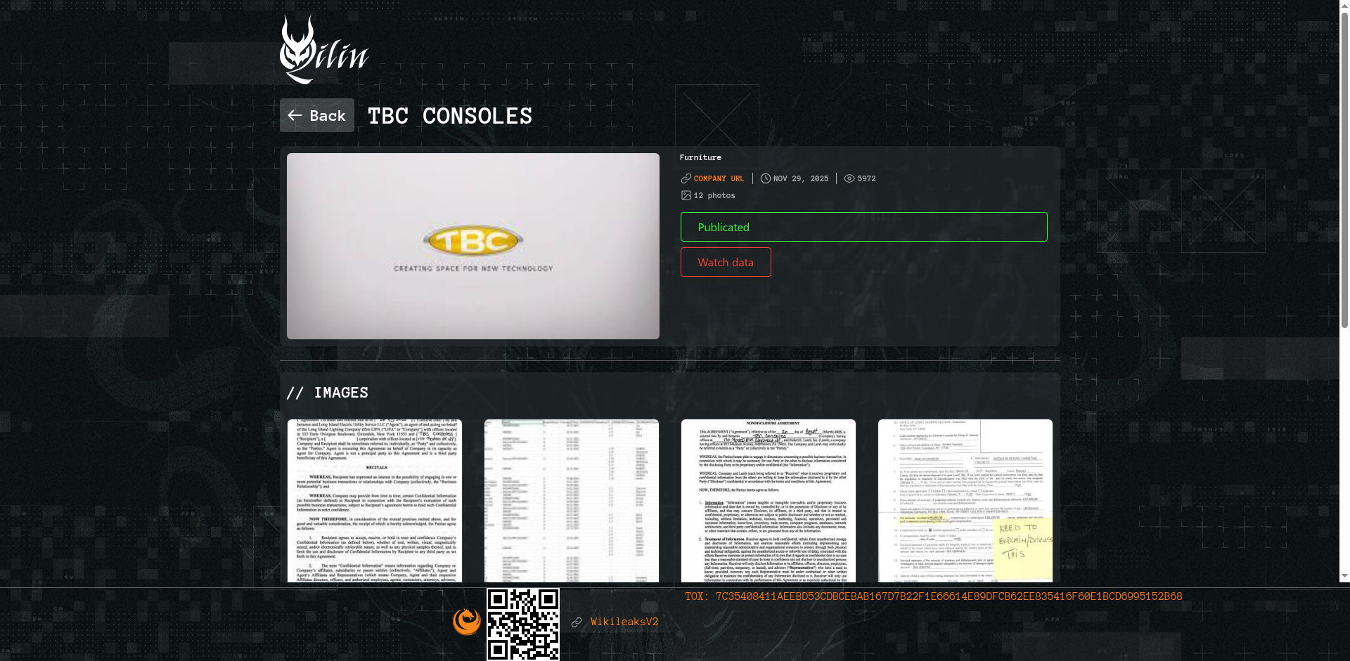 Screenshot del ataque