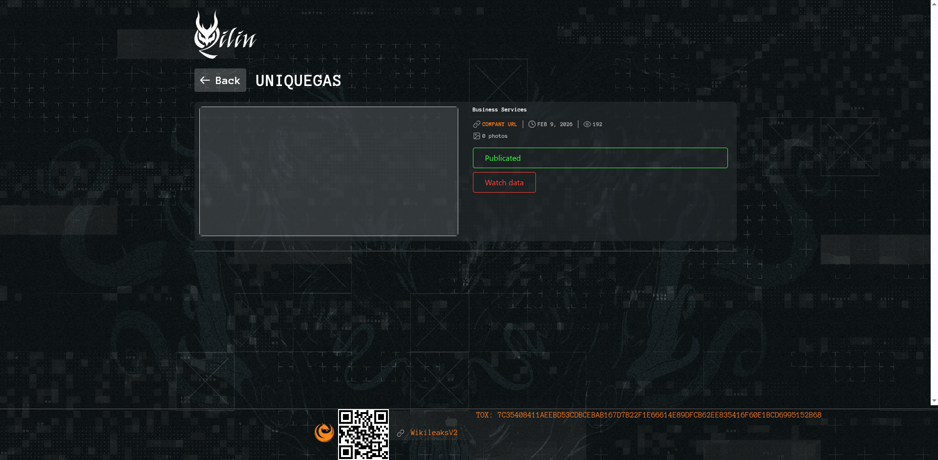 Screenshot del ataque