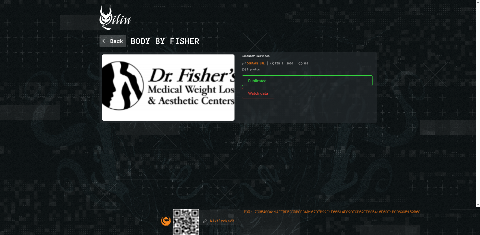 Screenshot del ataque