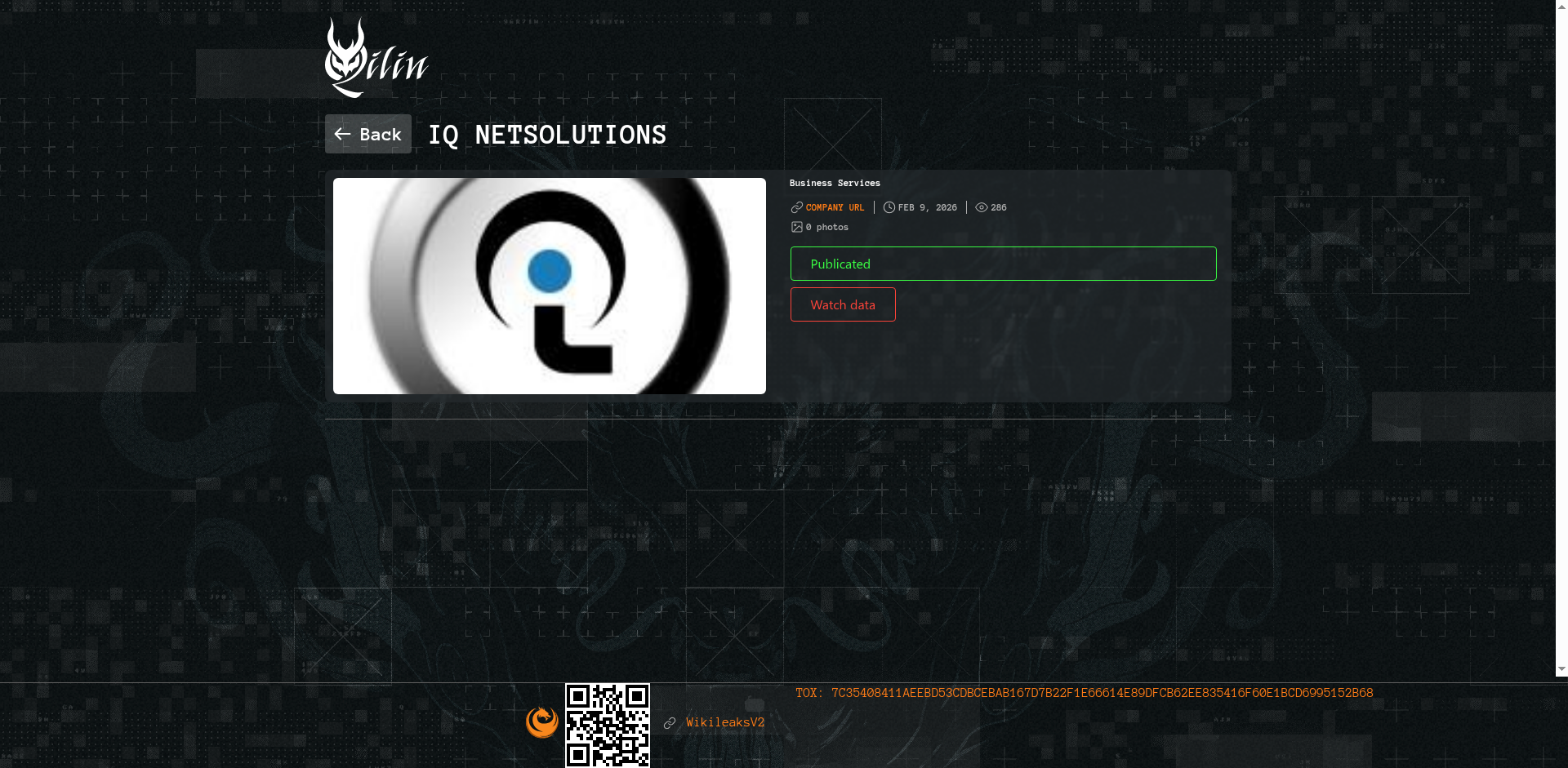 Screenshot del ataque