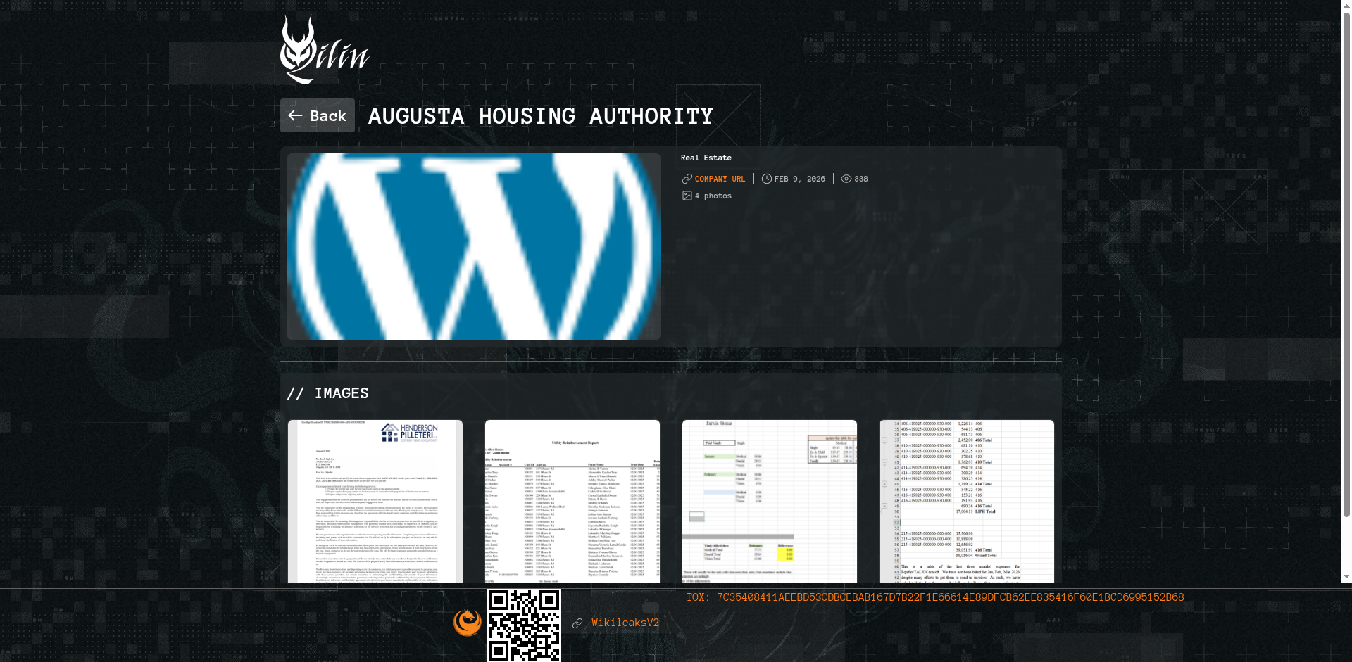 Screenshot del ataque