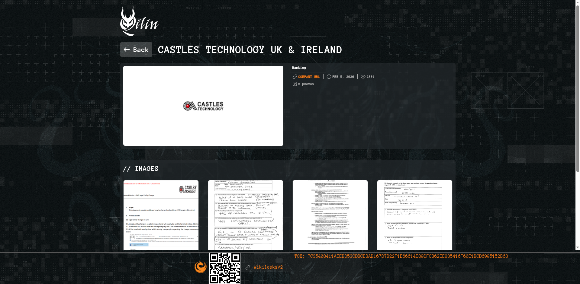 Screenshot del ataque