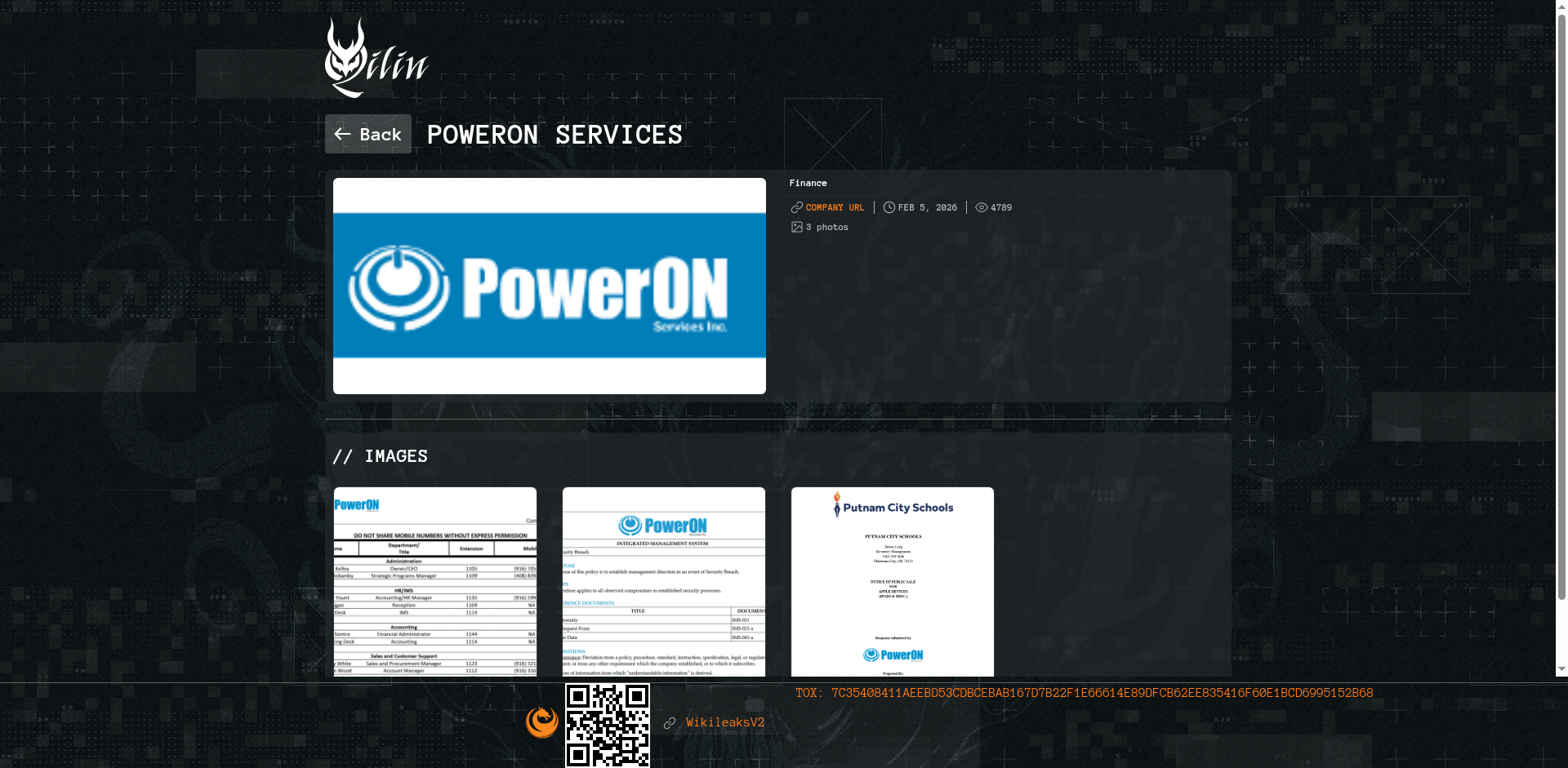 Screenshot del ataque