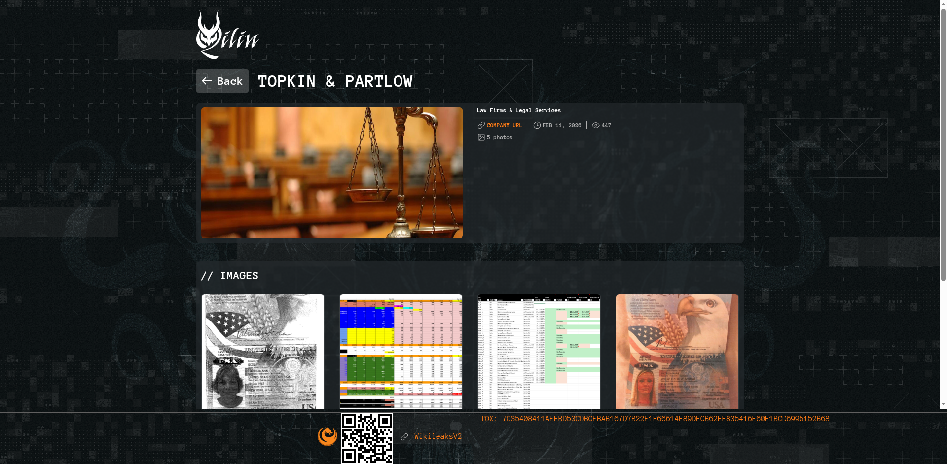 Screenshot del ataque