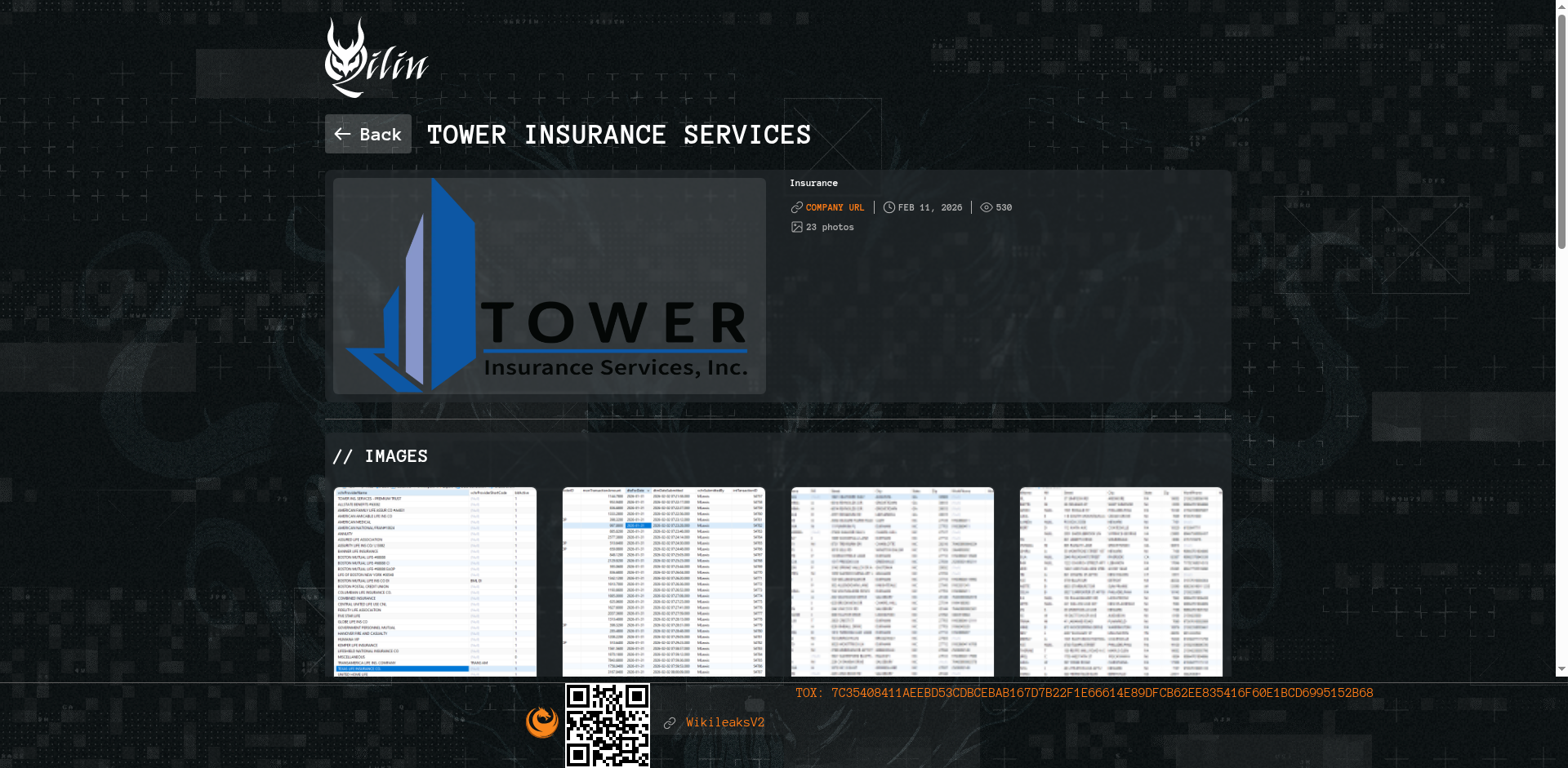 Screenshot del ataque