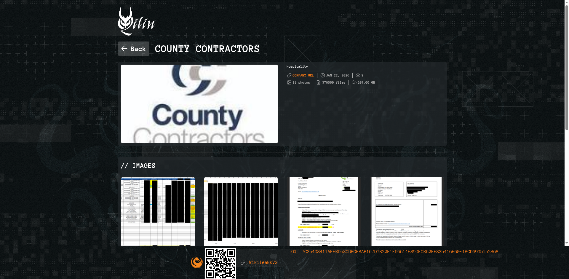 Screenshot del ataque