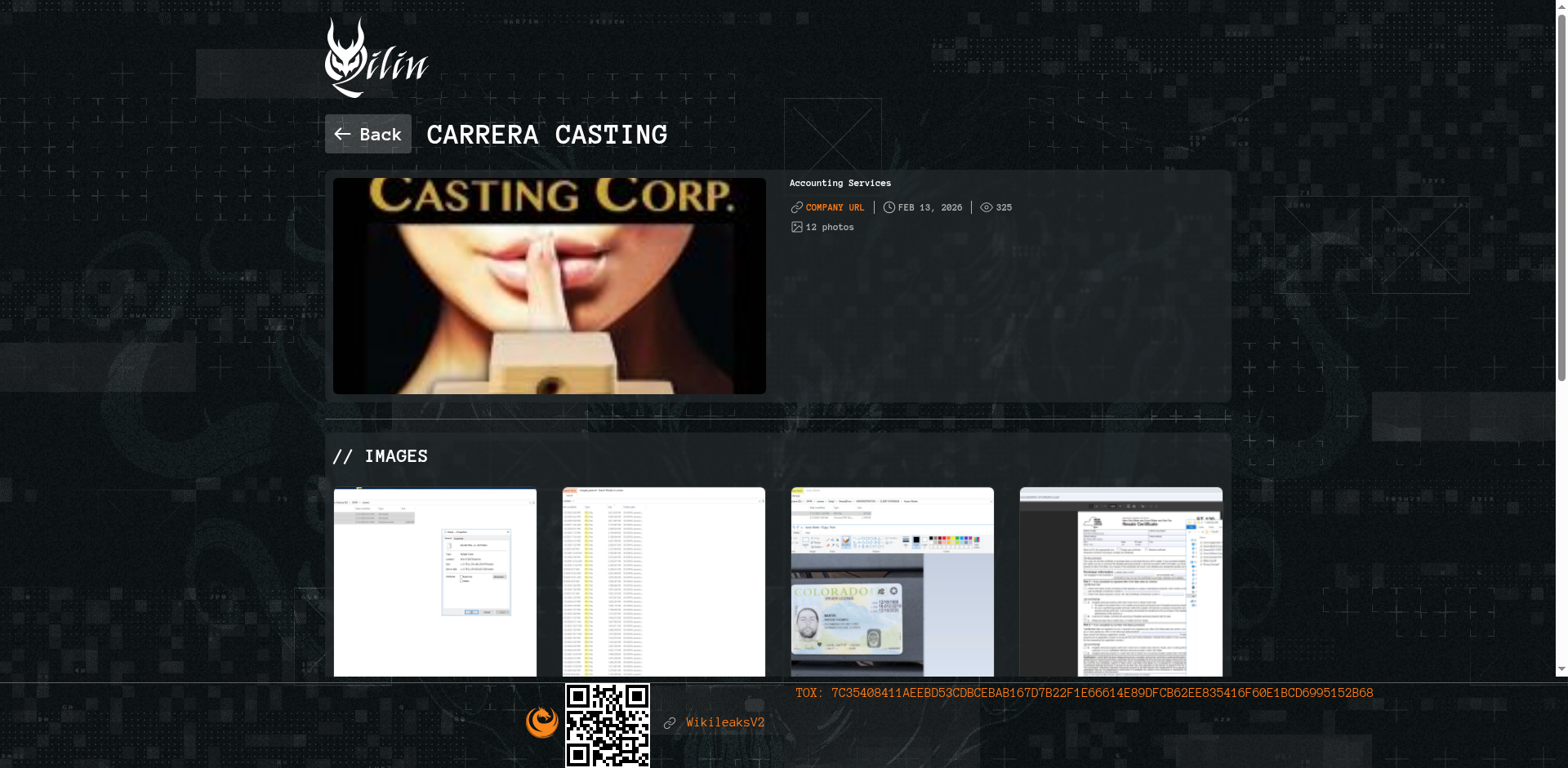 Screenshot del ataque