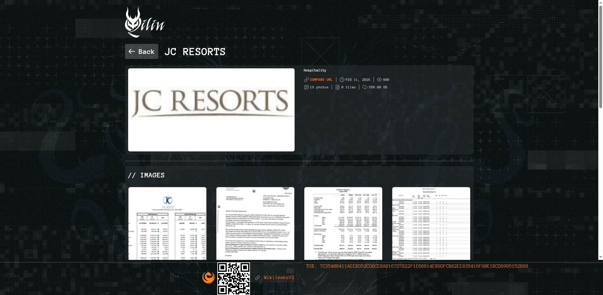 Screenshot del ataque