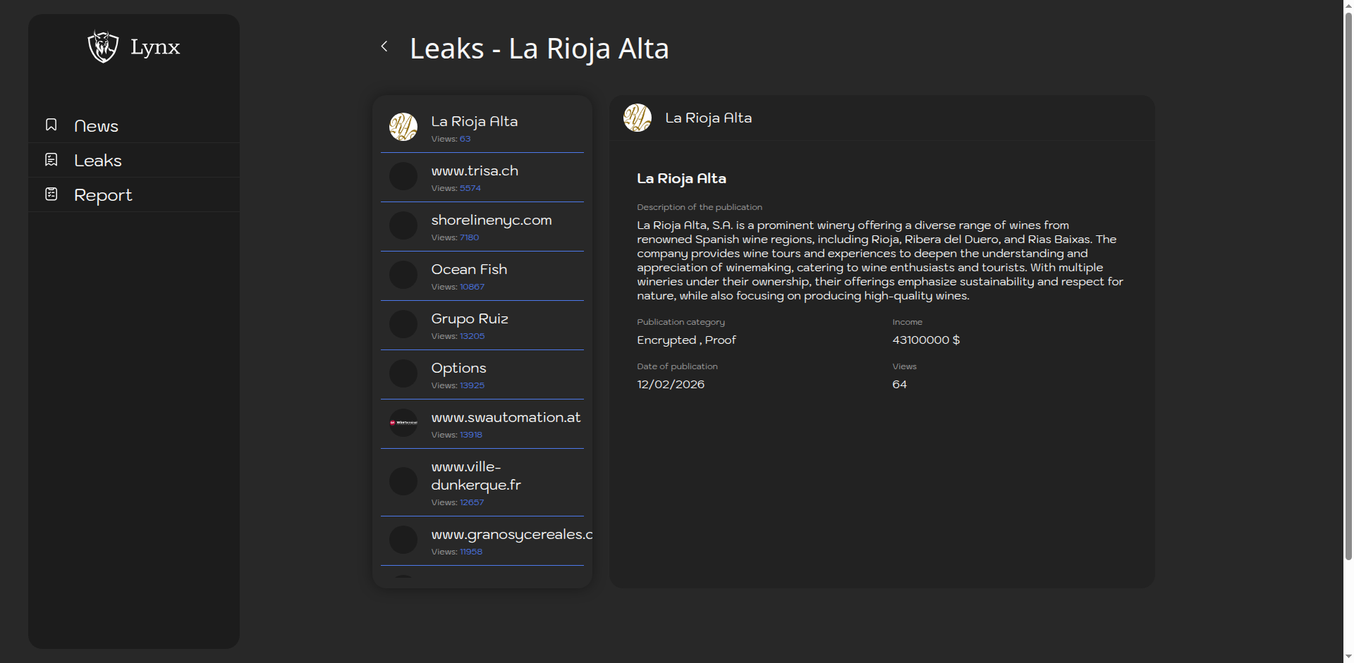 Screenshot del ataque