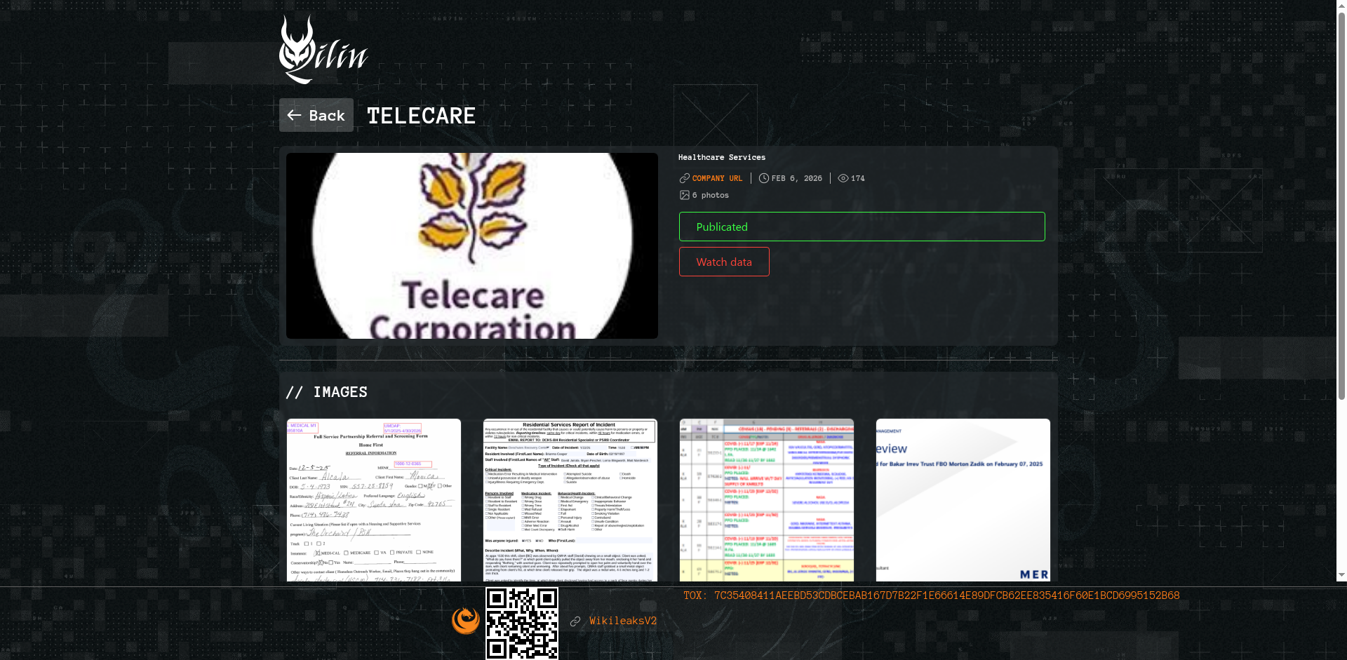 Screenshot del ataque