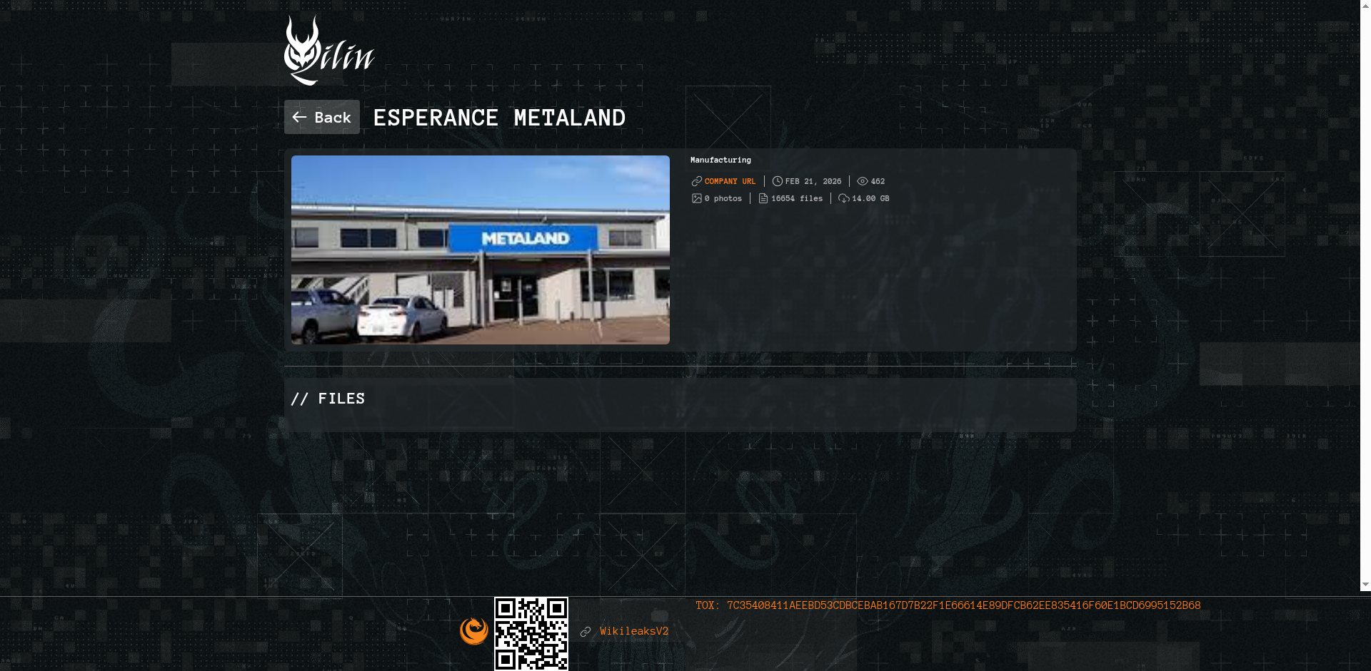 Screenshot del ataque