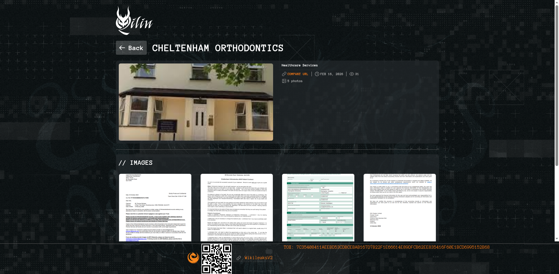 Screenshot del ataque