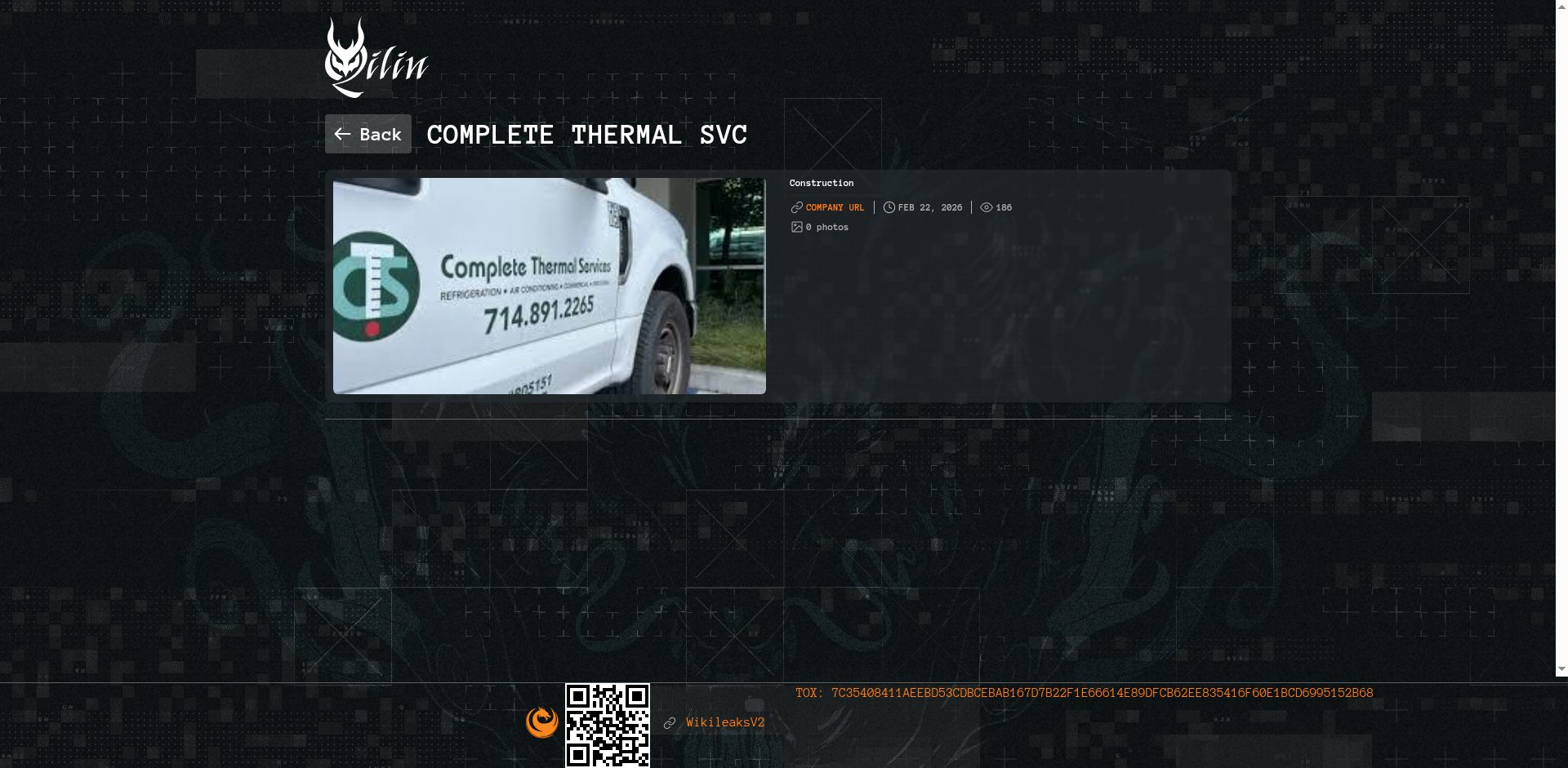 Screenshot del ataque