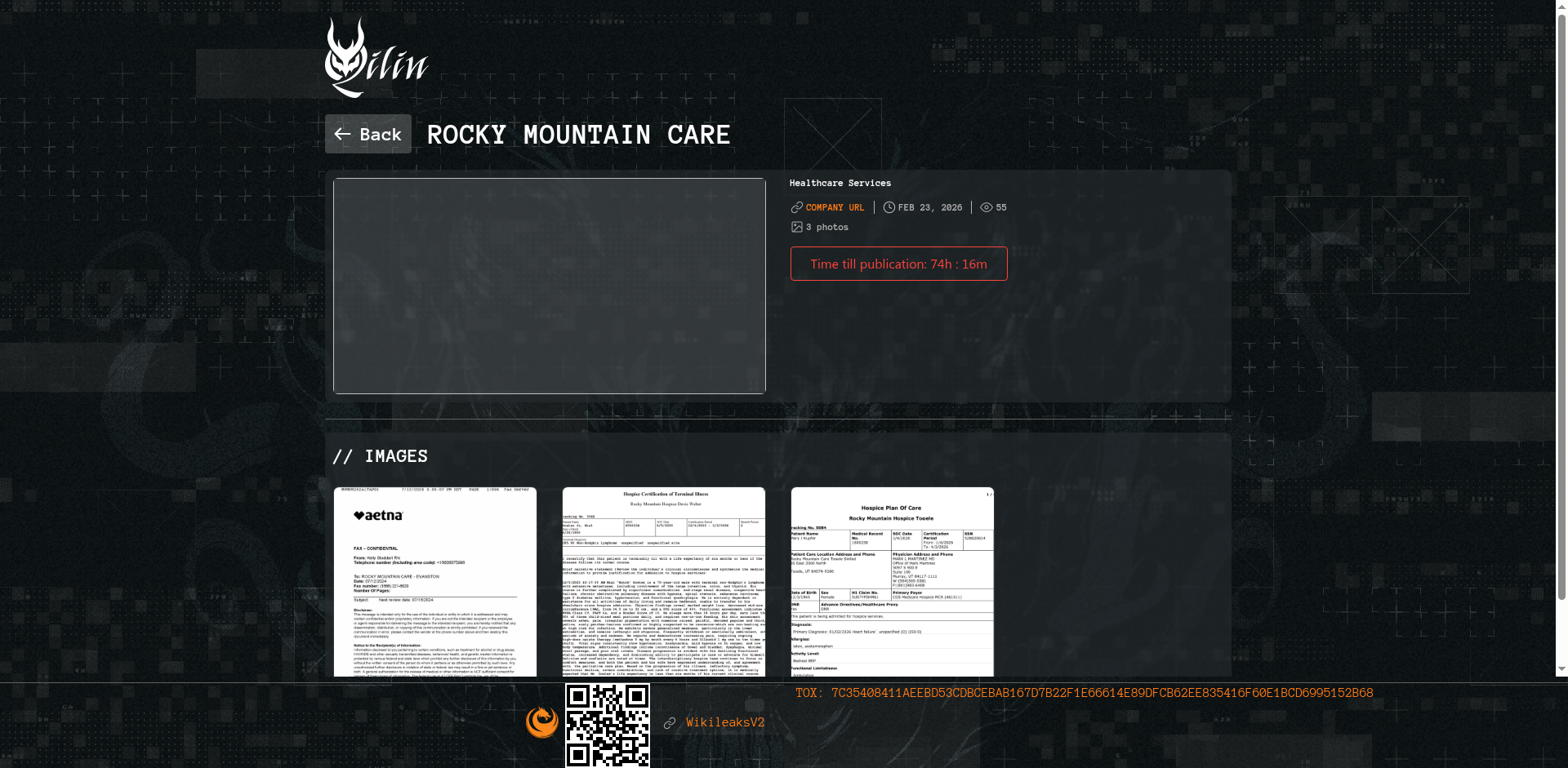 Screenshot del ataque