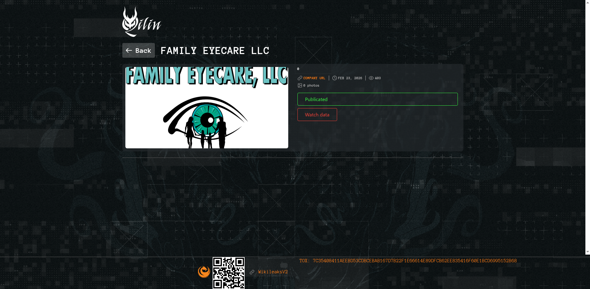 Screenshot del ataque