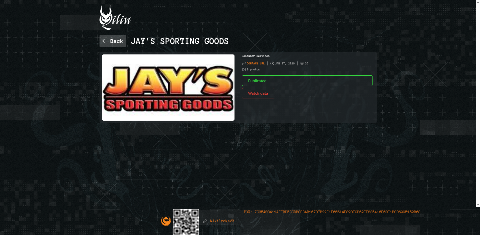 Screenshot del ataque