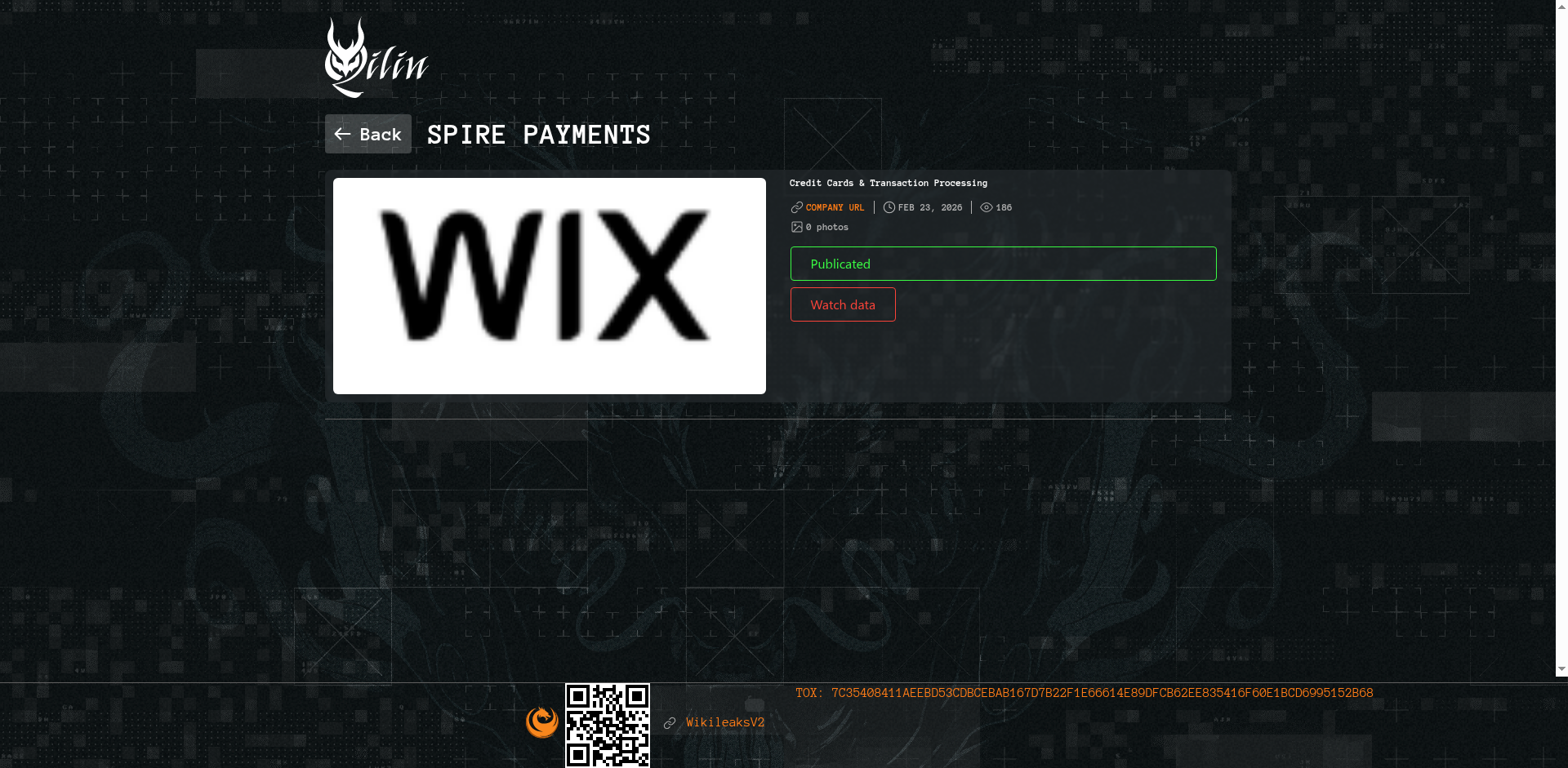 Screenshot del ataque