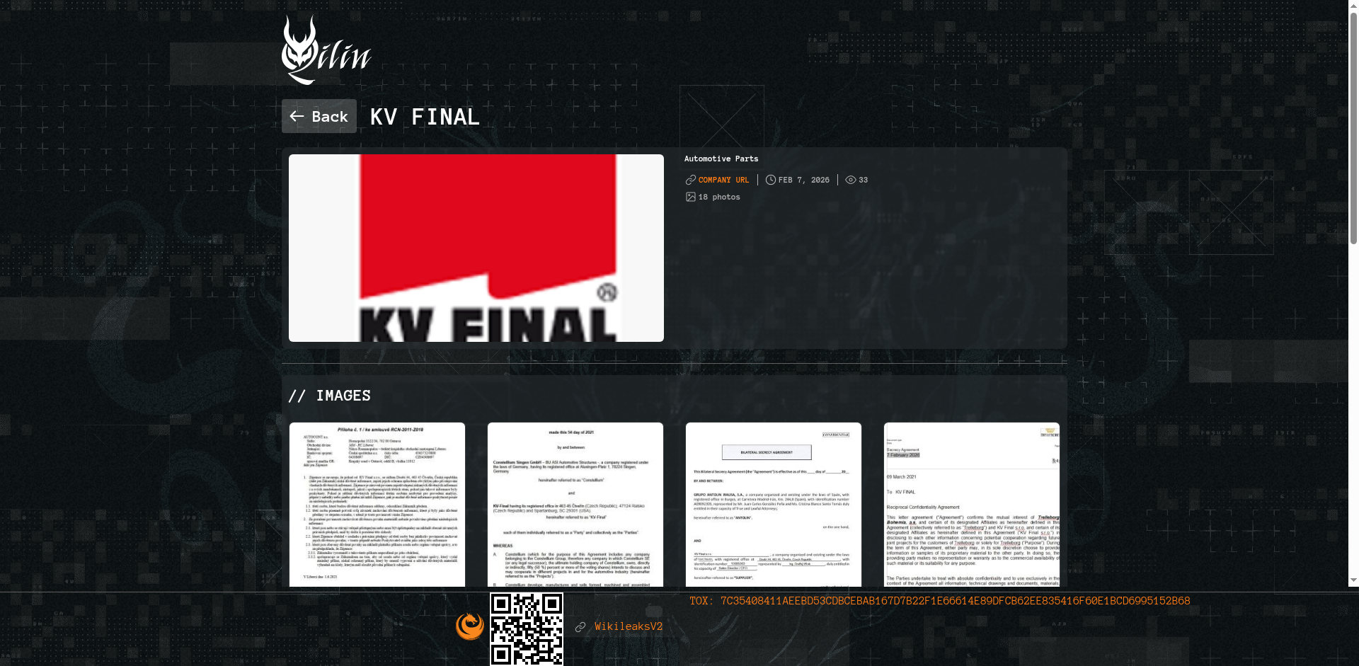 Screenshot del ataque