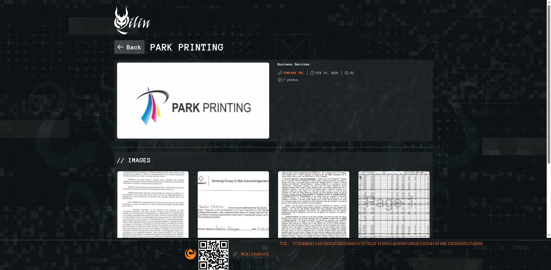 Screenshot del ataque