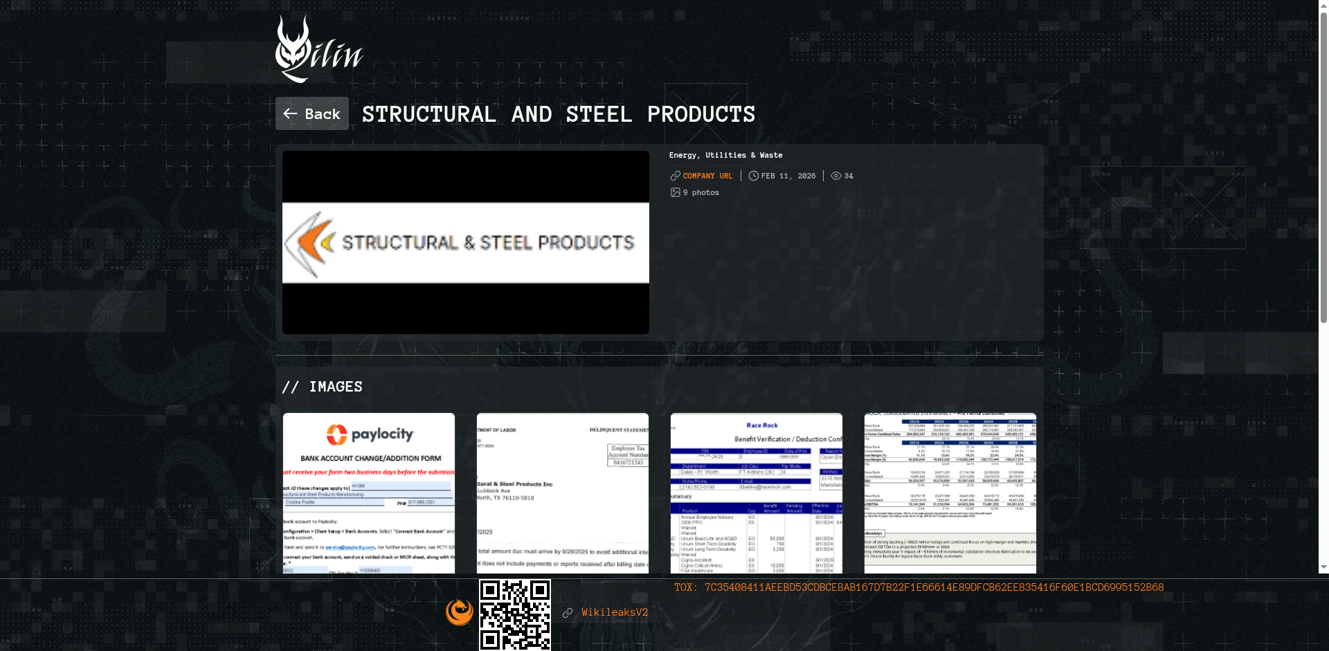 Screenshot del ataque