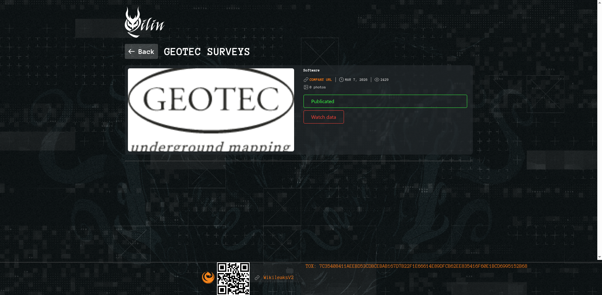 Screenshot del ataque