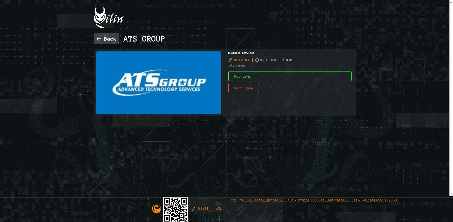 Screenshot del ataque