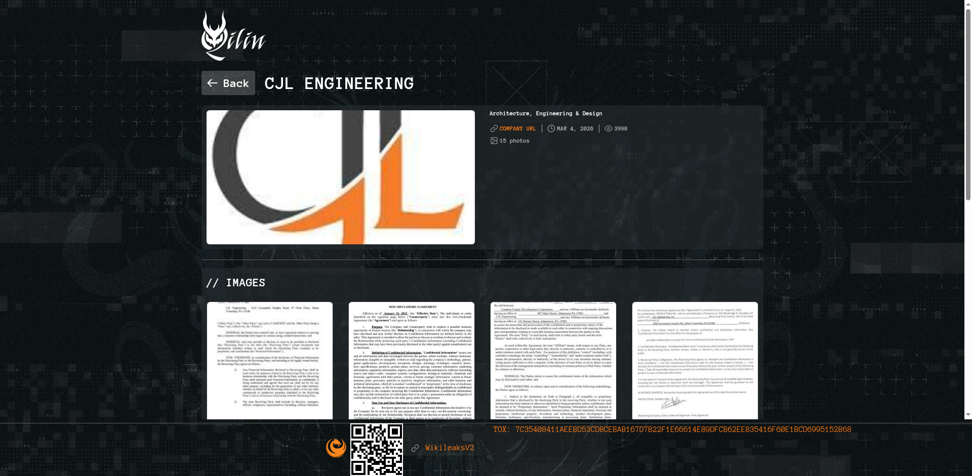 Screenshot del ataque