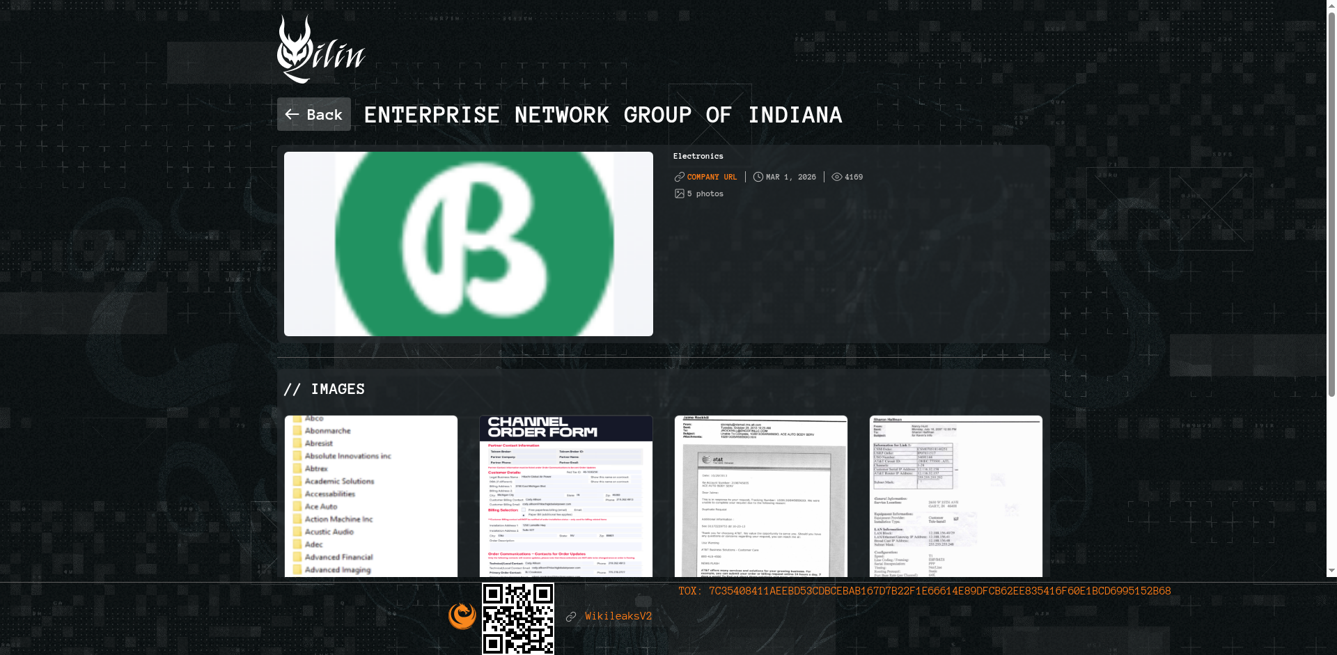 Screenshot del ataque
