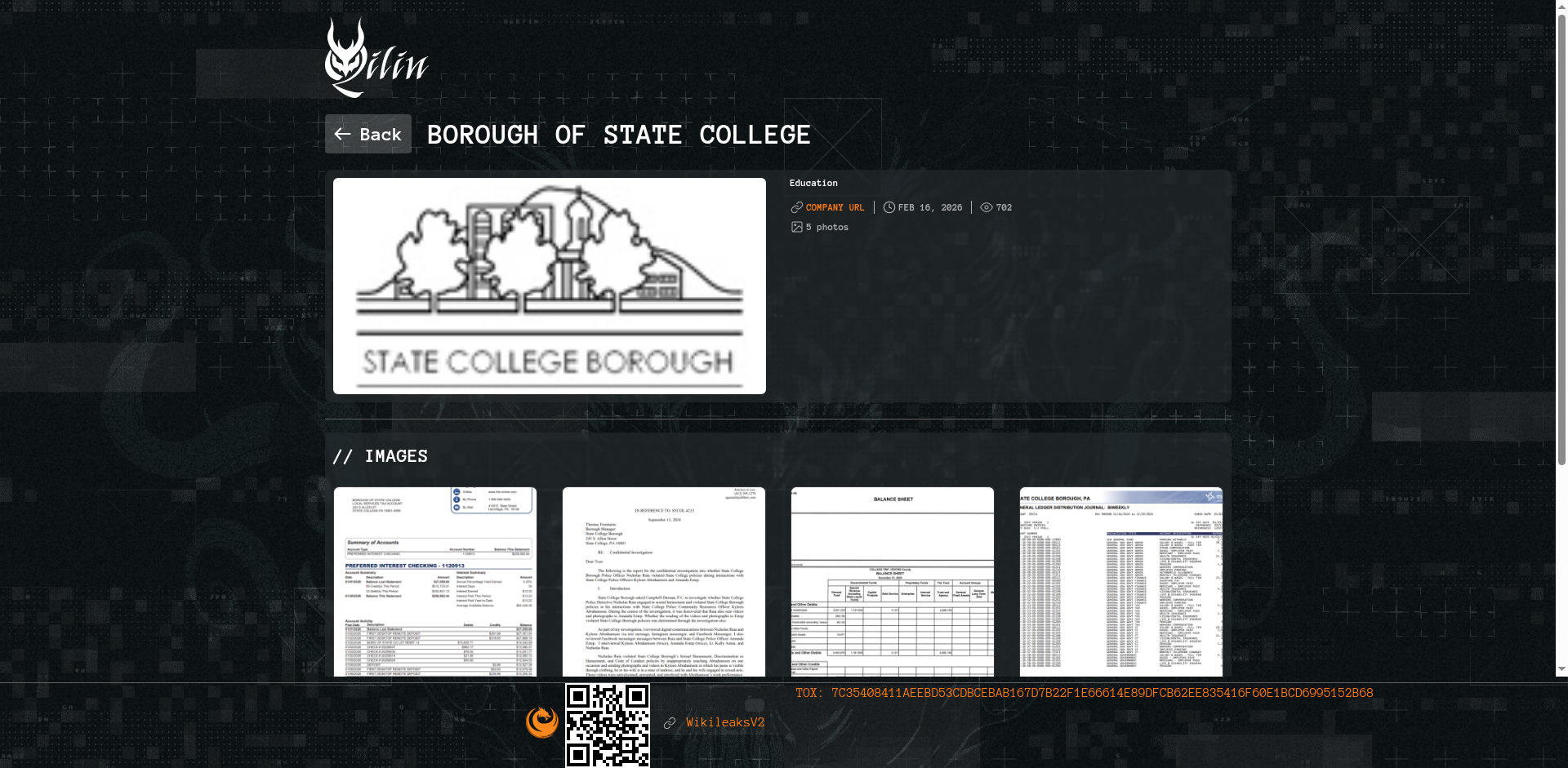 Screenshot del ataque