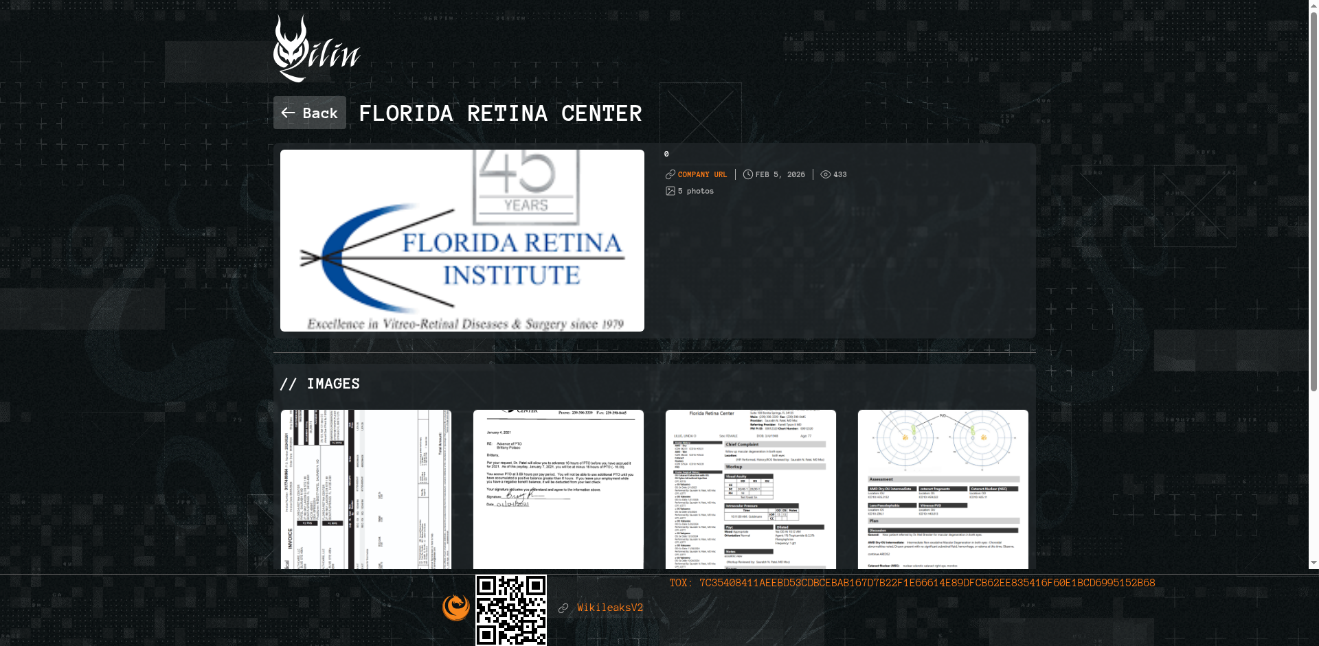 Screenshot del ataque