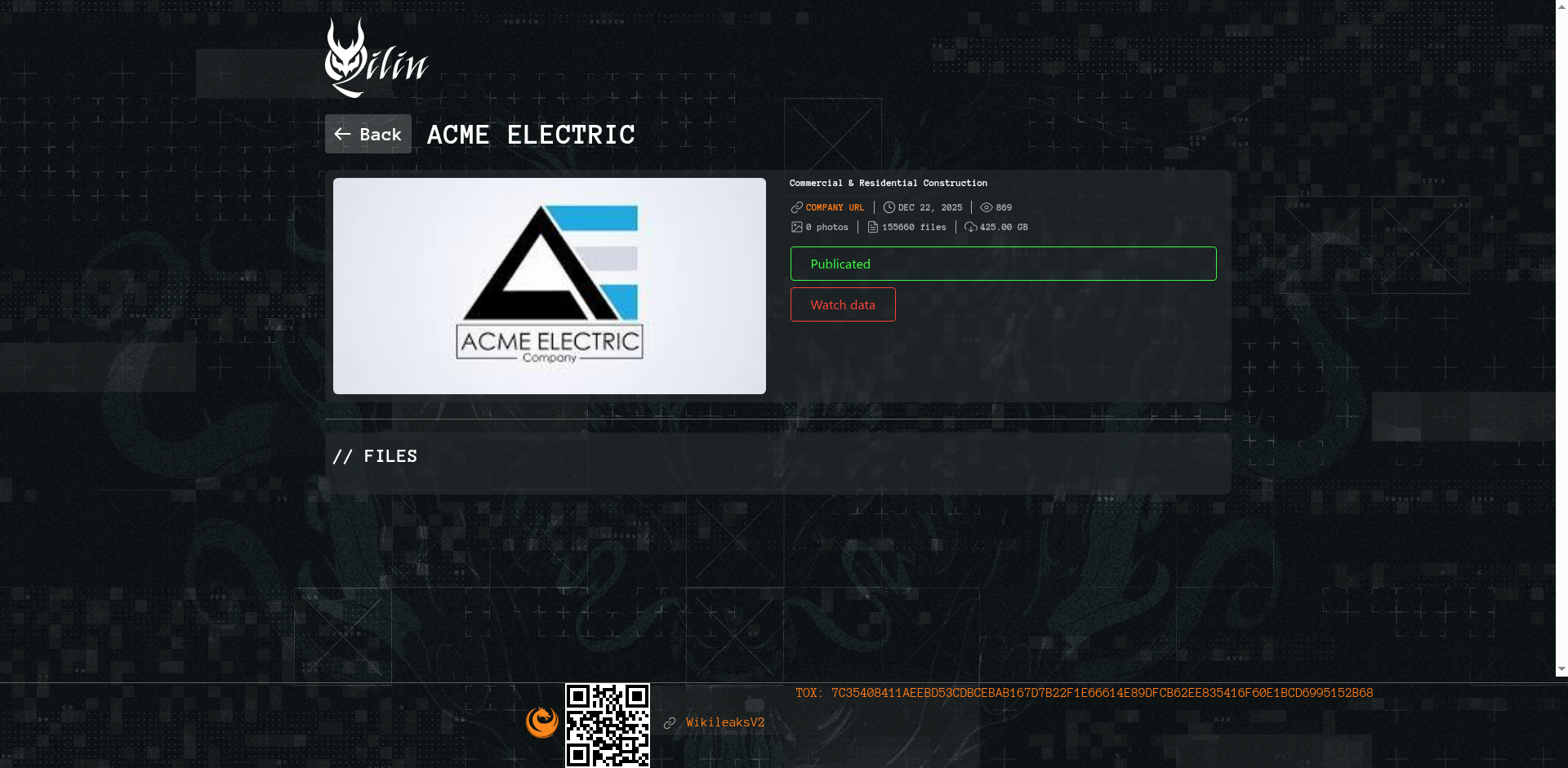 Screenshot del ataque