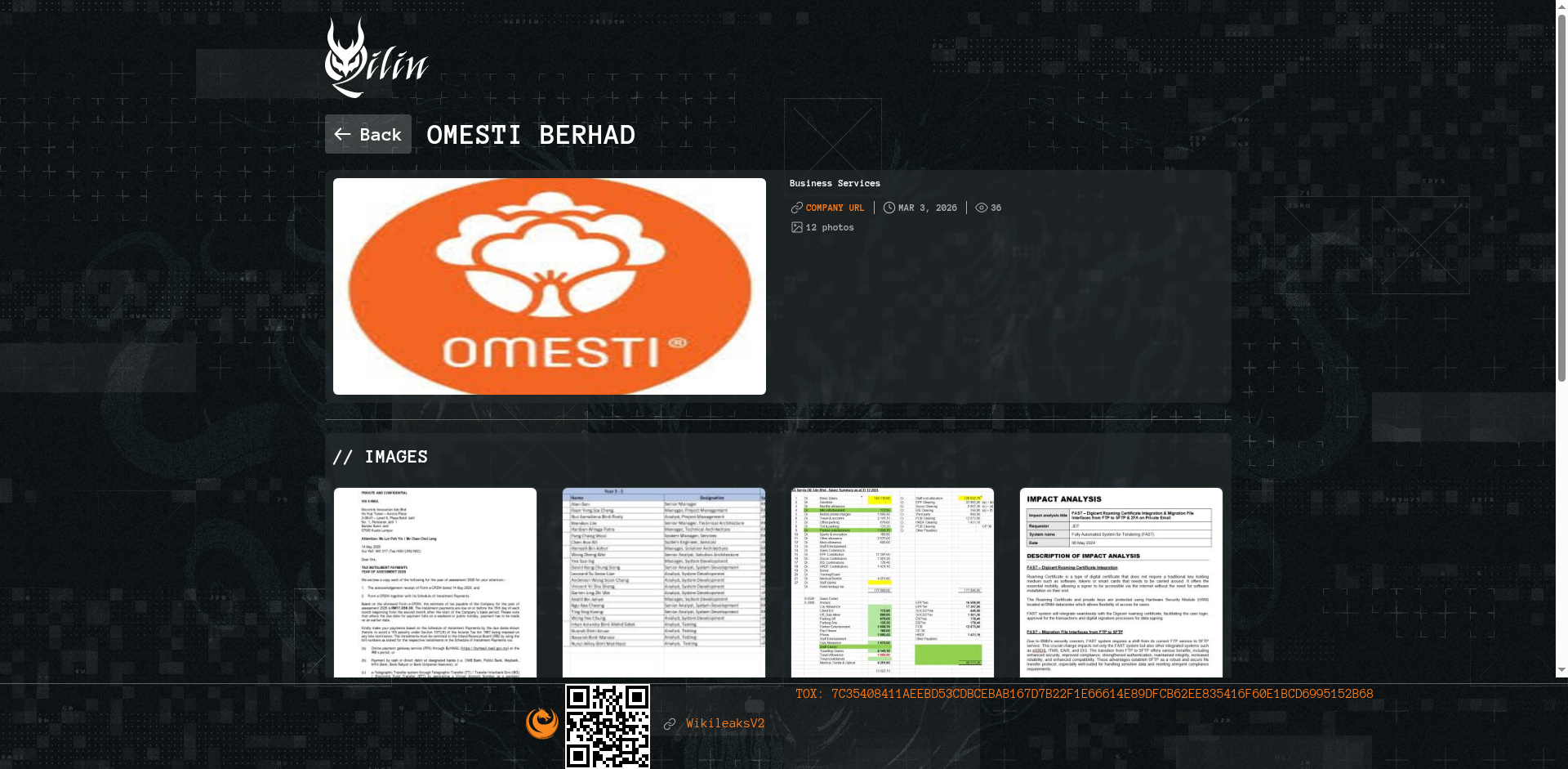 Screenshot del ataque