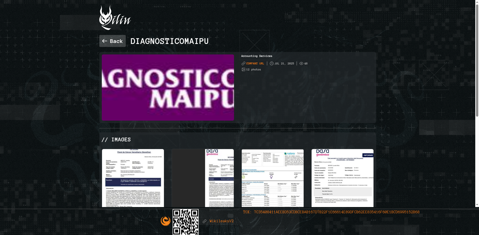 Screenshot del ataque