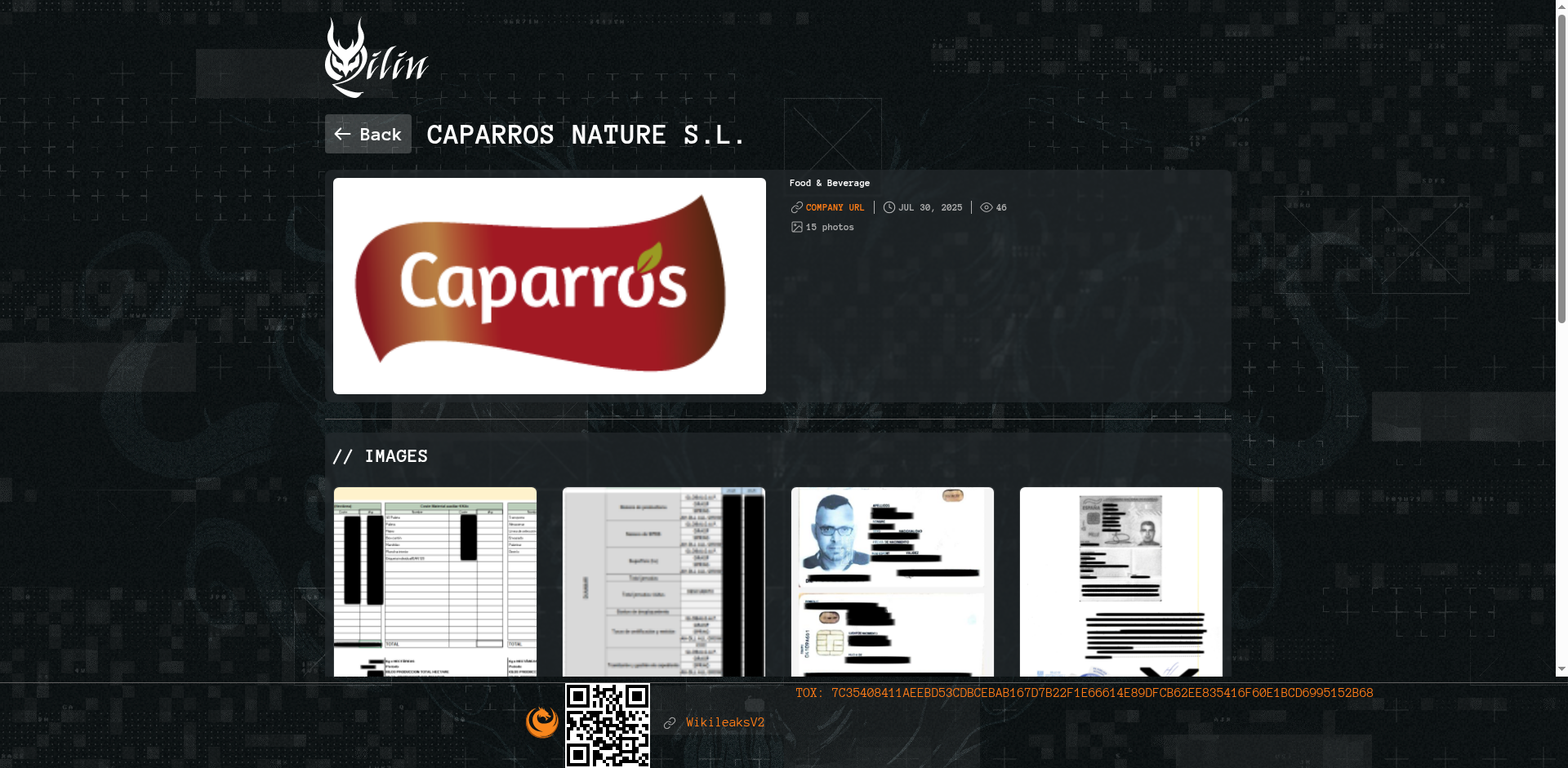 Screenshot del ataque