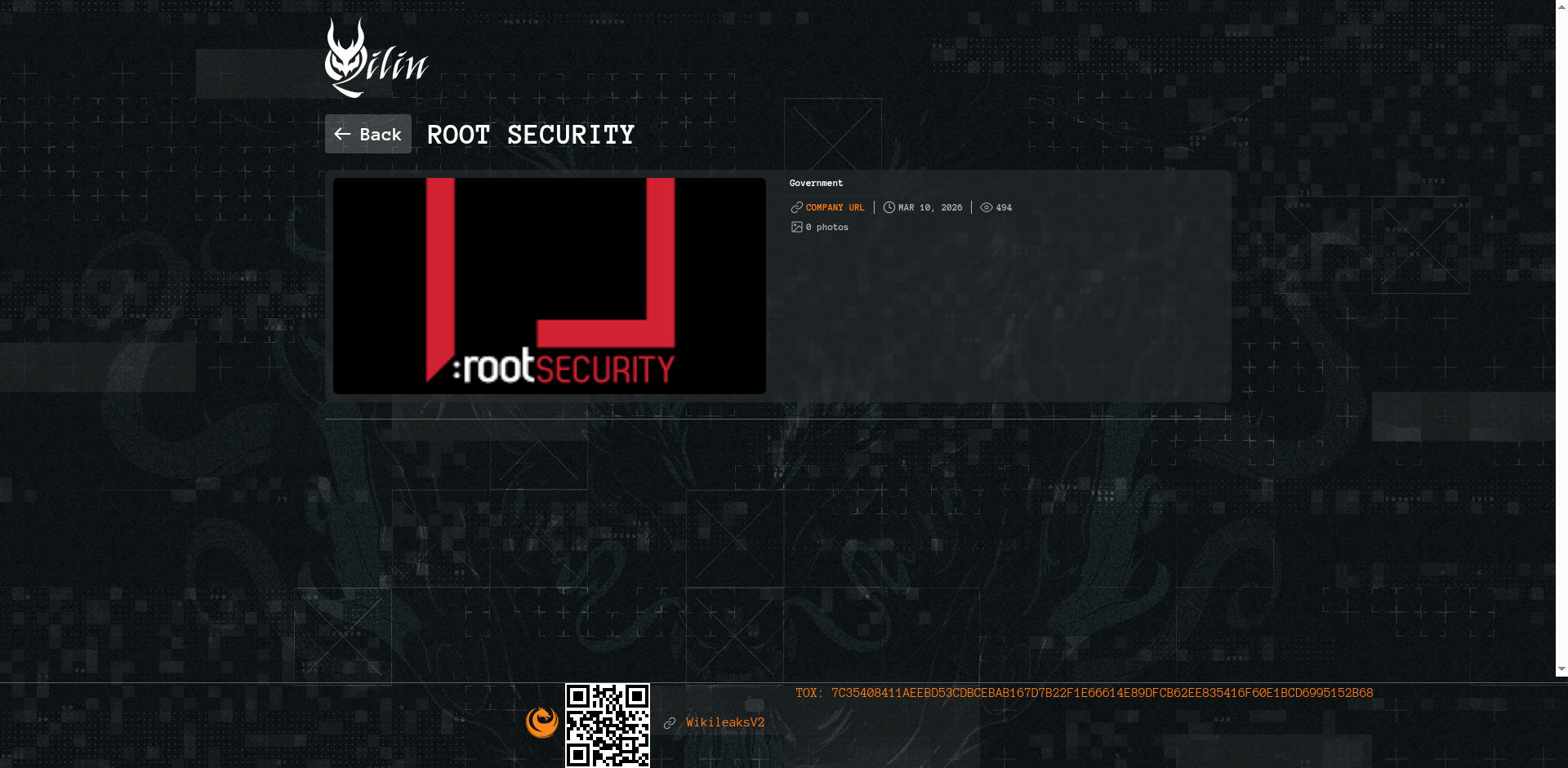 Screenshot del ataque