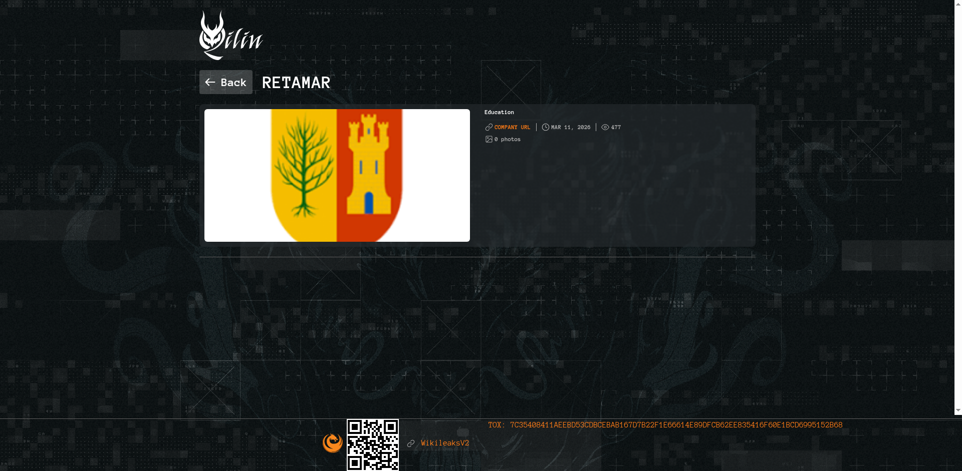 Screenshot del ataque