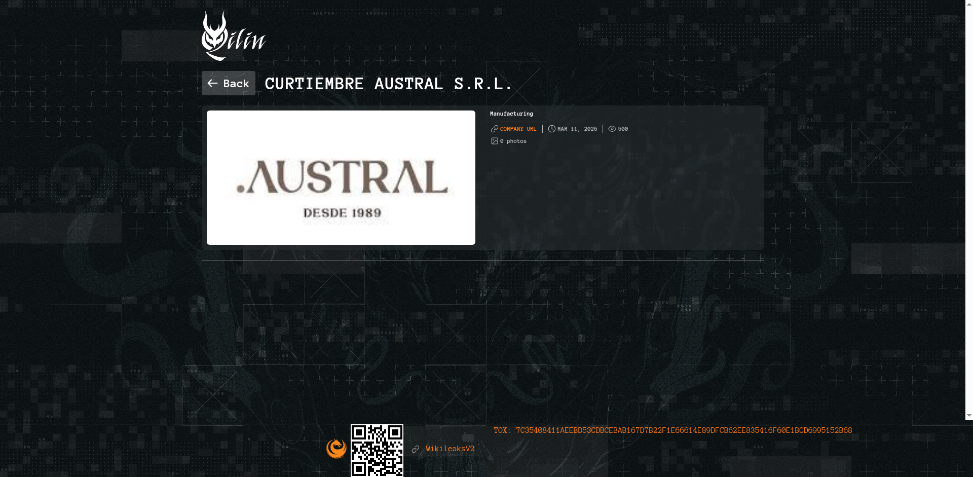 Screenshot del ataque