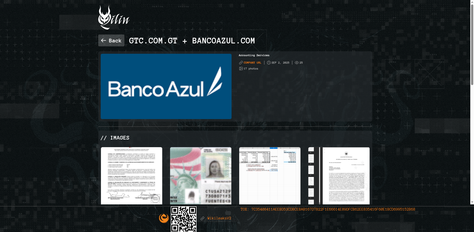 Screenshot del ataque