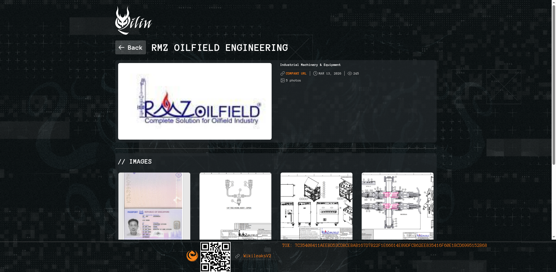 Screenshot del ataque