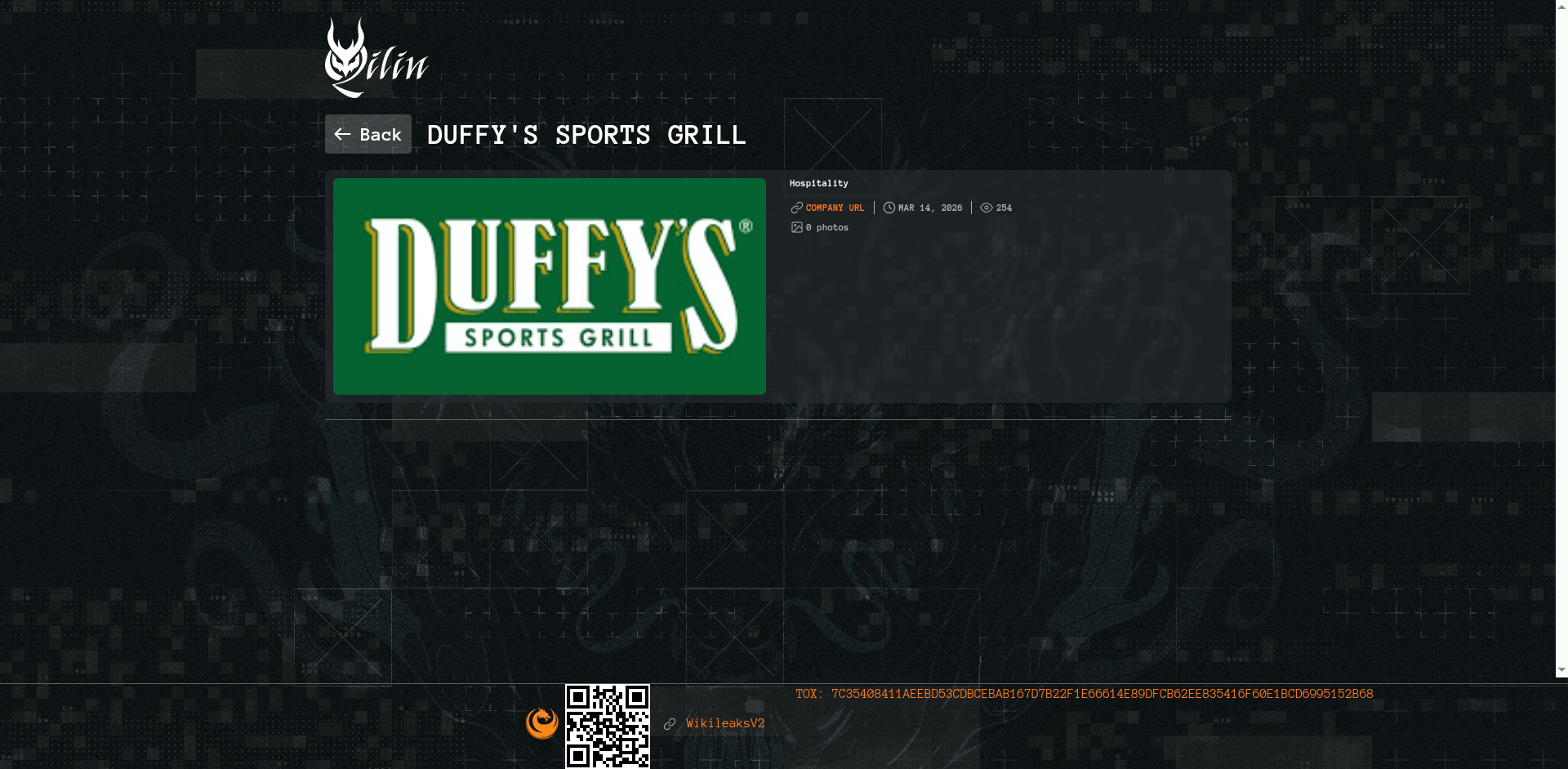 Screenshot del ataque