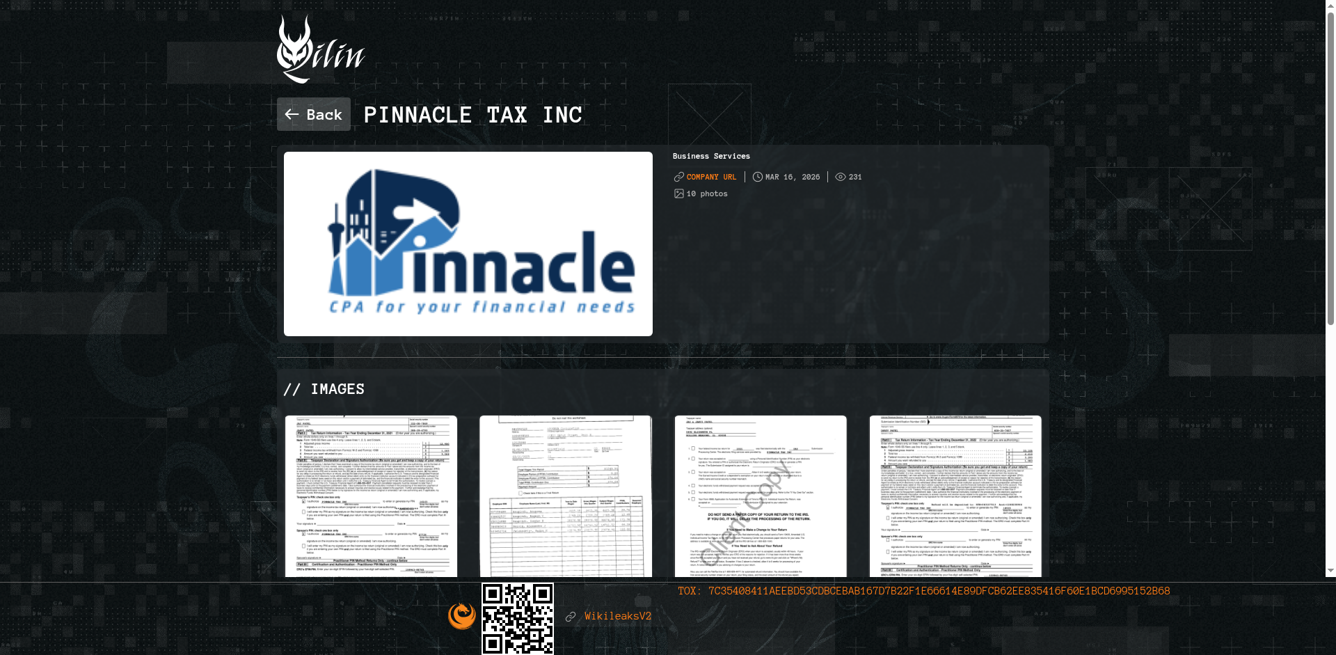 Screenshot del ataque