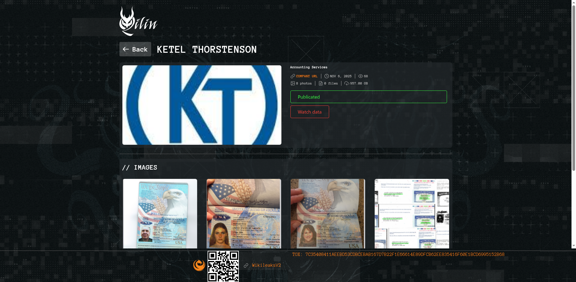 Screenshot del ataque