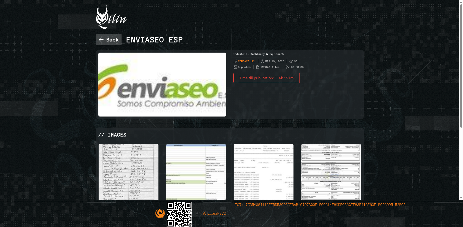 Screenshot del ataque