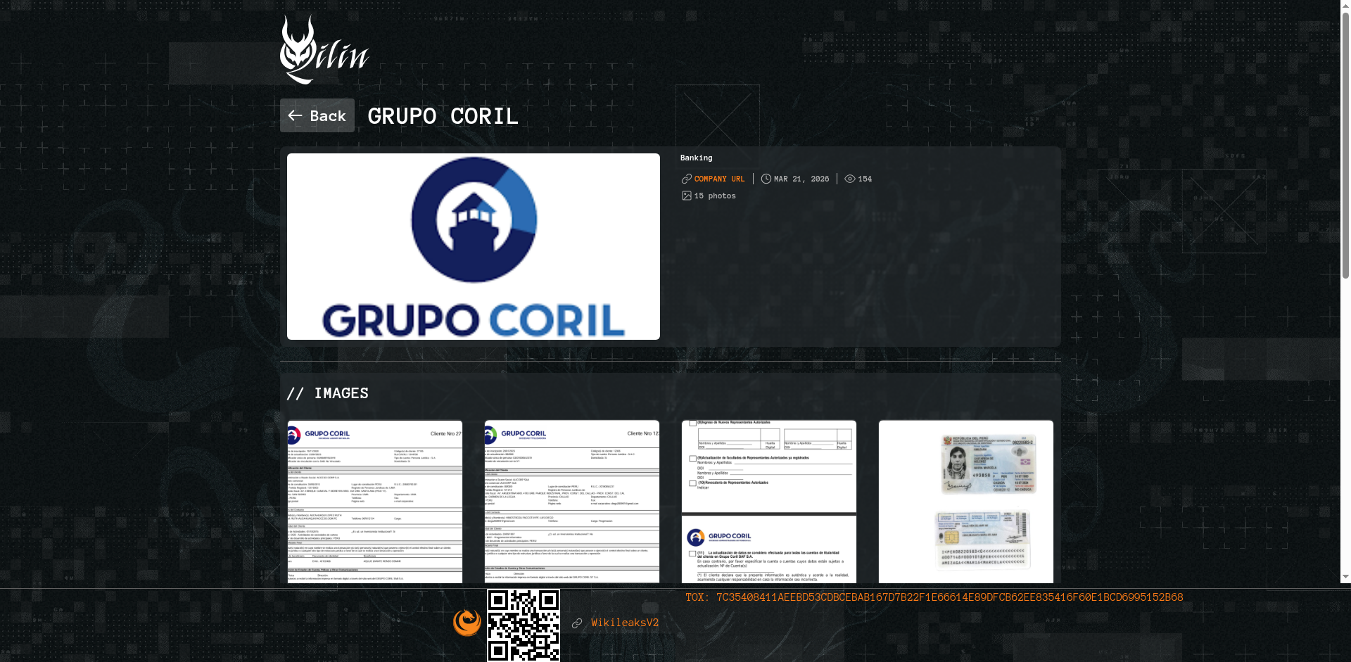 Screenshot del ataque