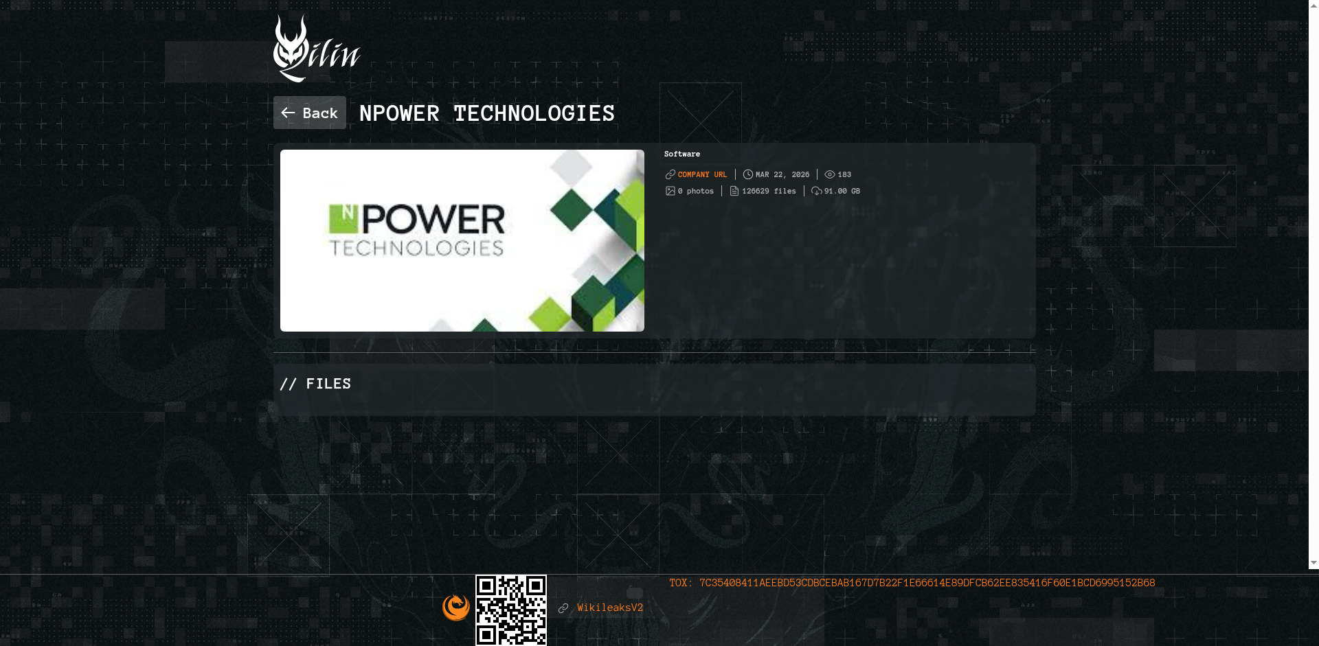 Screenshot del ataque