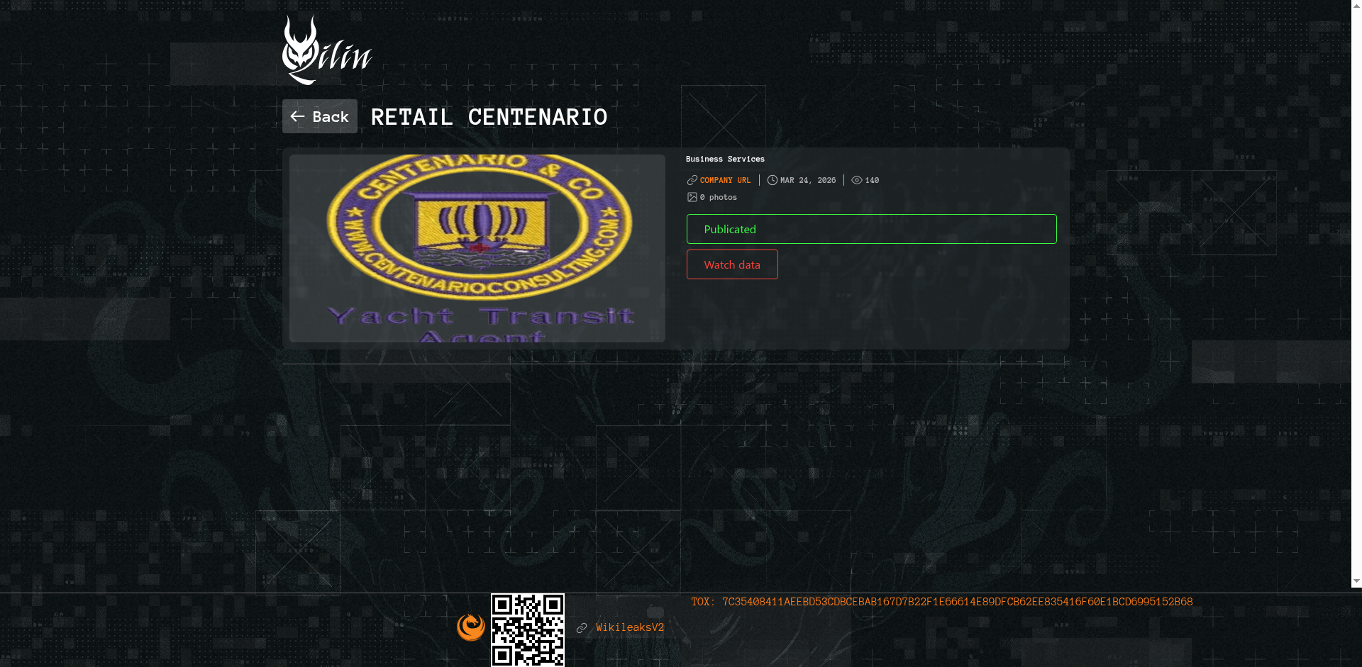 Screenshot del ataque